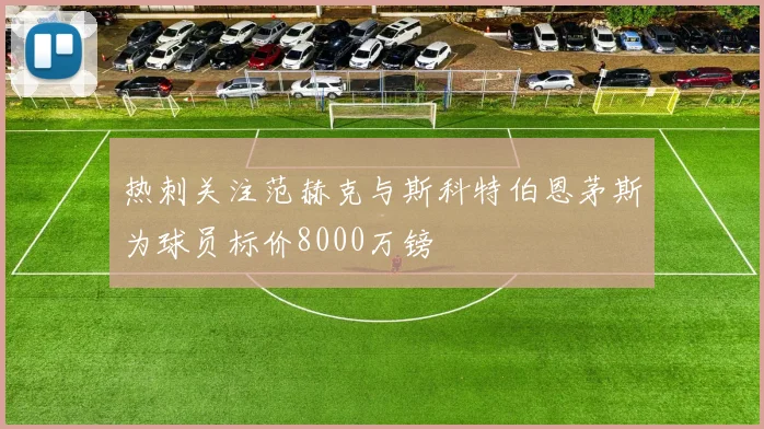 热刺关注范赫克与斯科特伯恩茅斯为球员标价8000万镑